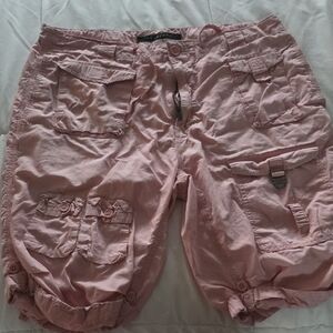 Sean John Light Pink Women's Cargo Shorts